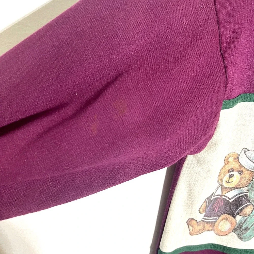 Kittens Novelty Teddy Bear Print Long‎ Sleeve Nightgown Sleep Shirt One Size USA